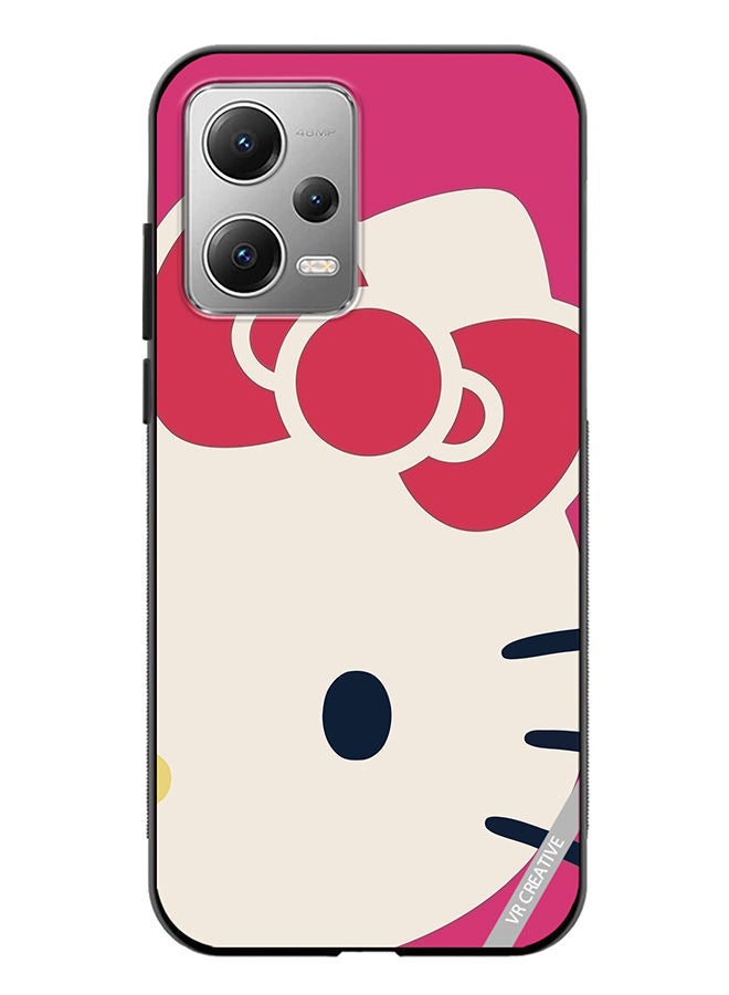 VR CREATIVE Protective Case Cover For Xiaomi Redmi Note 12 Kitty Design Multicolour - Image 1
