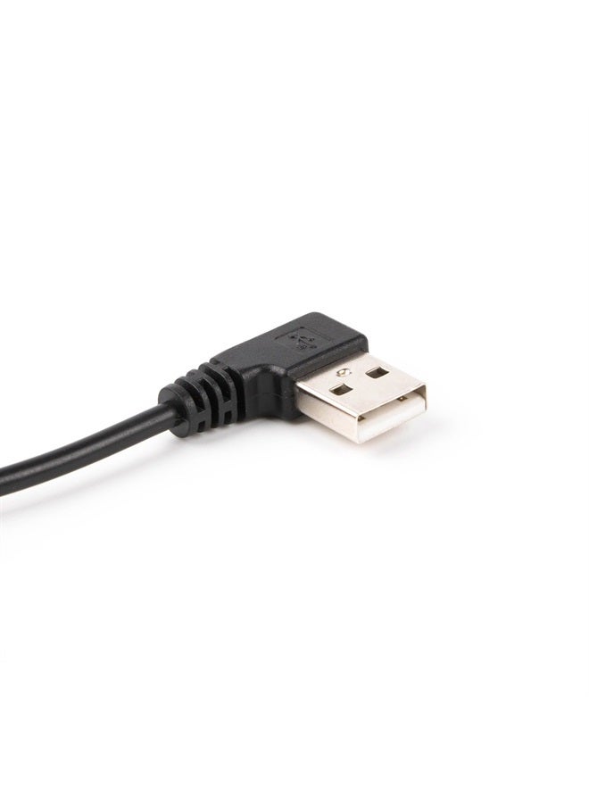USB to Barrel Cable USB to 5.5mm/2.1mm Angled 5V DC Power Cable (Right Angled)