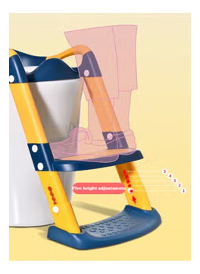Potty Training Seat with Step Stool Ladder,Potty Training Toilet for Kids Boys Girls,Comfortable Safe Potty Seat with Anti Slip Pads Folding Ladder - pzsku/Z718F2F2E953F9F7080E6Z/45/_/1729668716/8497c86b-5745-48d6-9421-4bff1bbc670a