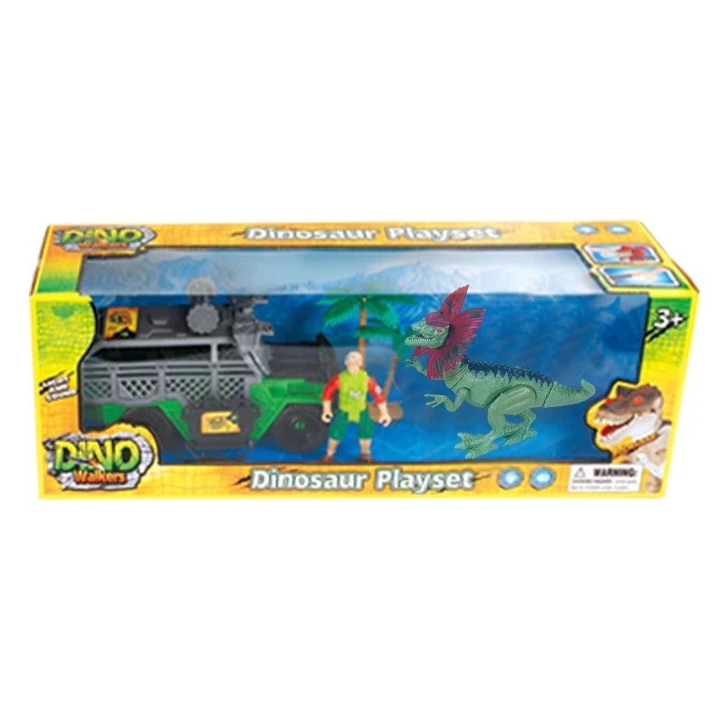 Y&D Simulation Dinosaur Toys Tyrannosaurus Rex Dinosaur Truck Armor Vehicles With Soldier Figures for Kids - Image 1