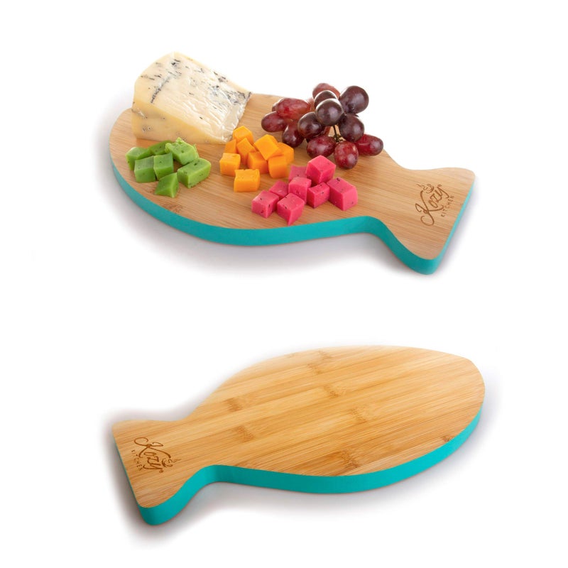 لوح جبن صغير من الخيزران لمطبخ كوزي، لوح تقطيع، طبق تقديم من الخيزران العضوي الفاخر، صينية تقديم