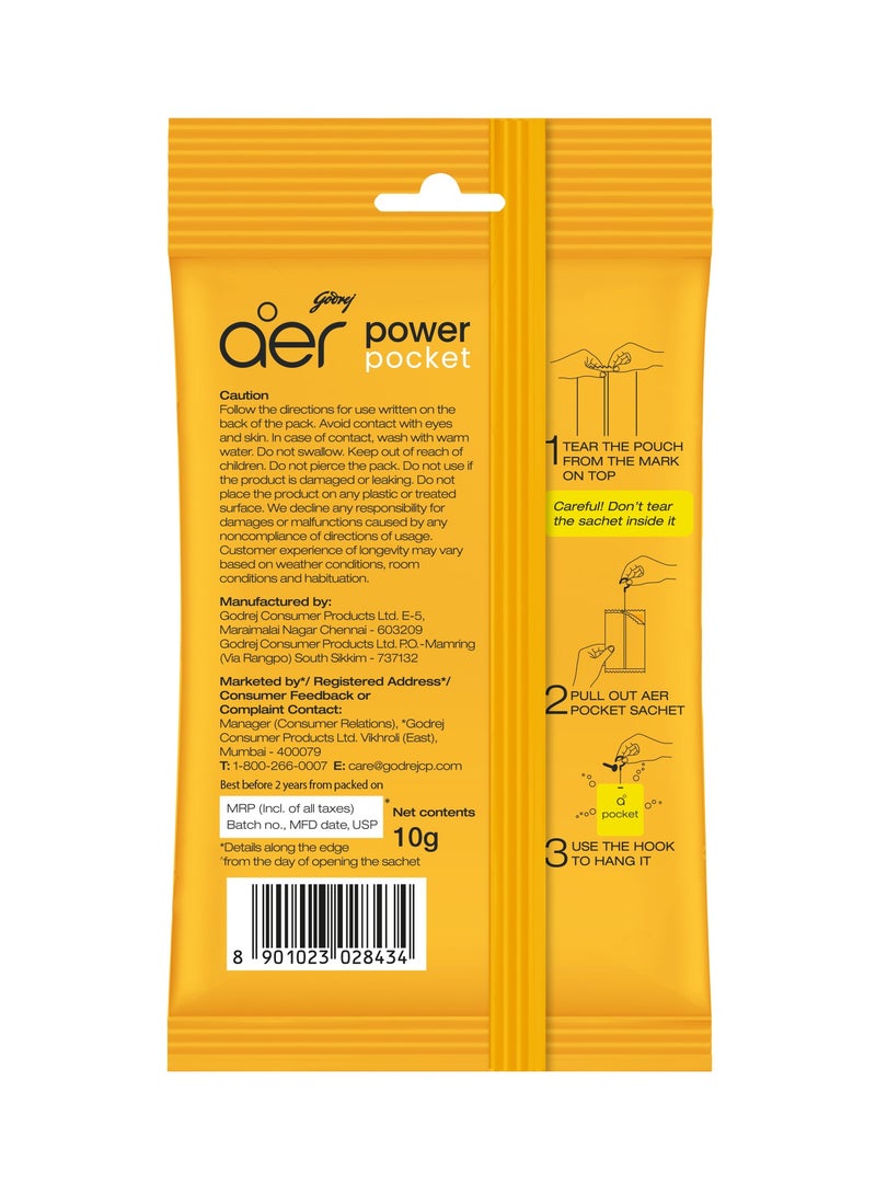 Godrej Aer Power Pocket Home Fragrance Lemon Tangy Delight - Image 2