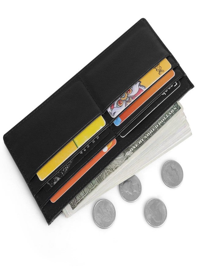 XEYOU Womens Credit Card Wallet Slim Long Zipper Pocket Purse for Coin, Cash, Receipt Multi-function Card Wallet for Ladies - Image 4