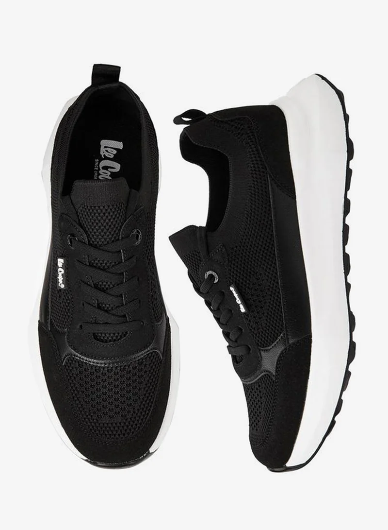 Men's Panelled Lace-Up Sneakers