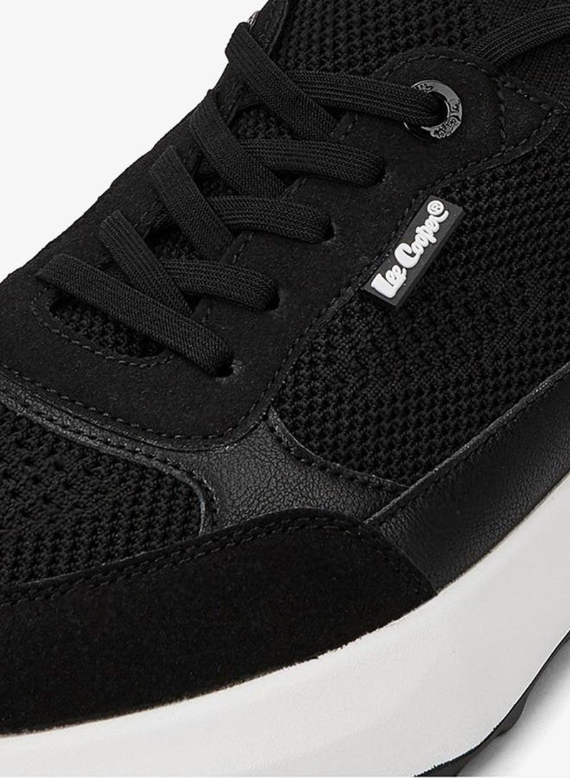 Lee Cooper Men's Panelled Lace-Up Sneakers - Image 5