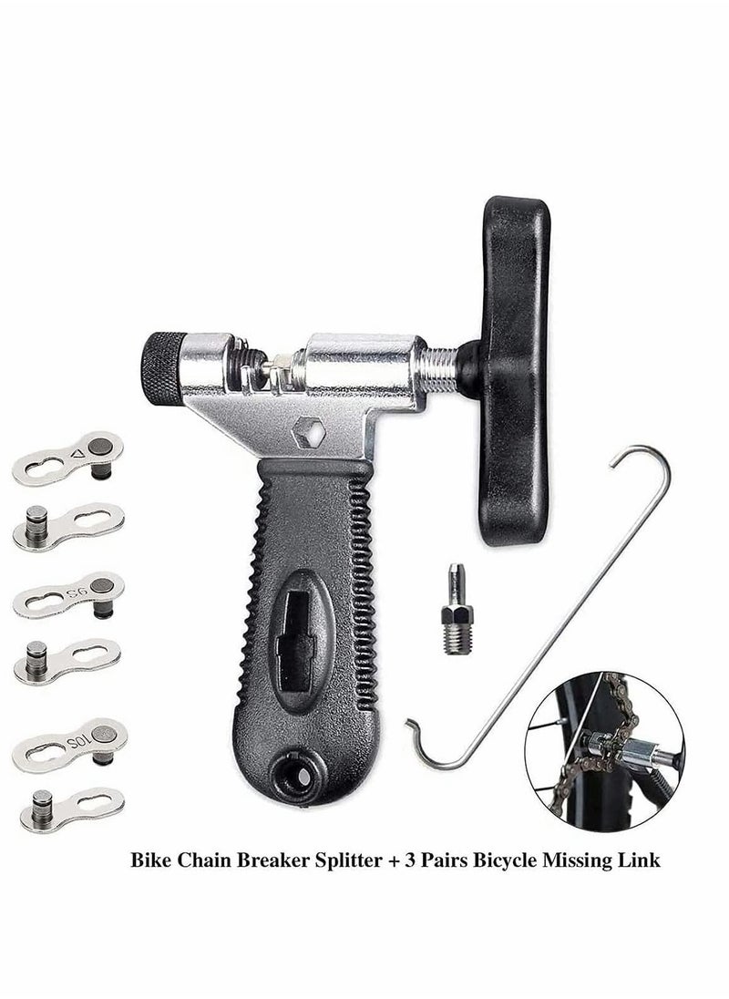 SYOSI - Universal Bike Chain Tool, With Hook Road and Mountain Bicycle Repair Tool, Bike Chain Splitter Cutter Breaker, Bicycle Remove And Install Chain Breaker Spliter Chain Tool - Image 1