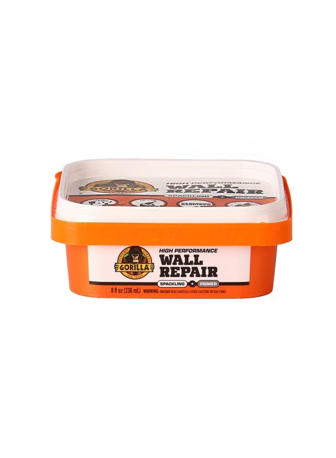 Gorilla Wall Repair | Smooth Finish | Crack Resistant | Putty | Plaster 8Ol 236Ml 107054 Made In Usa - Image 1