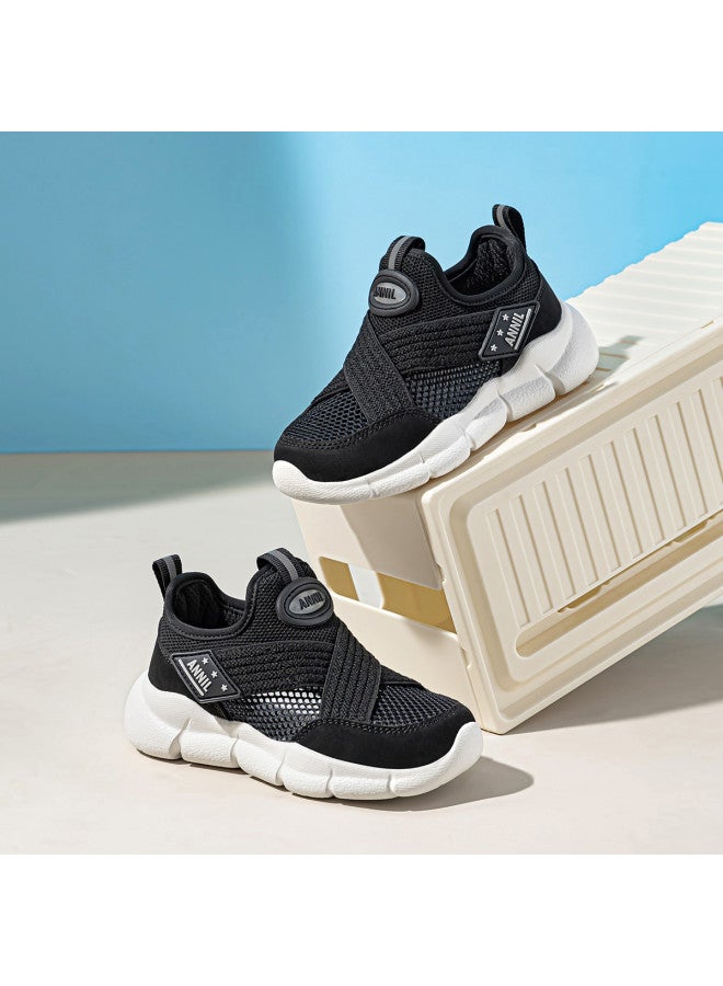 Annil أحذية جري غير رسمية قابلة للانزلاق بشبكة تنفسية مفردة للصيف للأولاد والبنات، الأطفال الكبار - Image 5