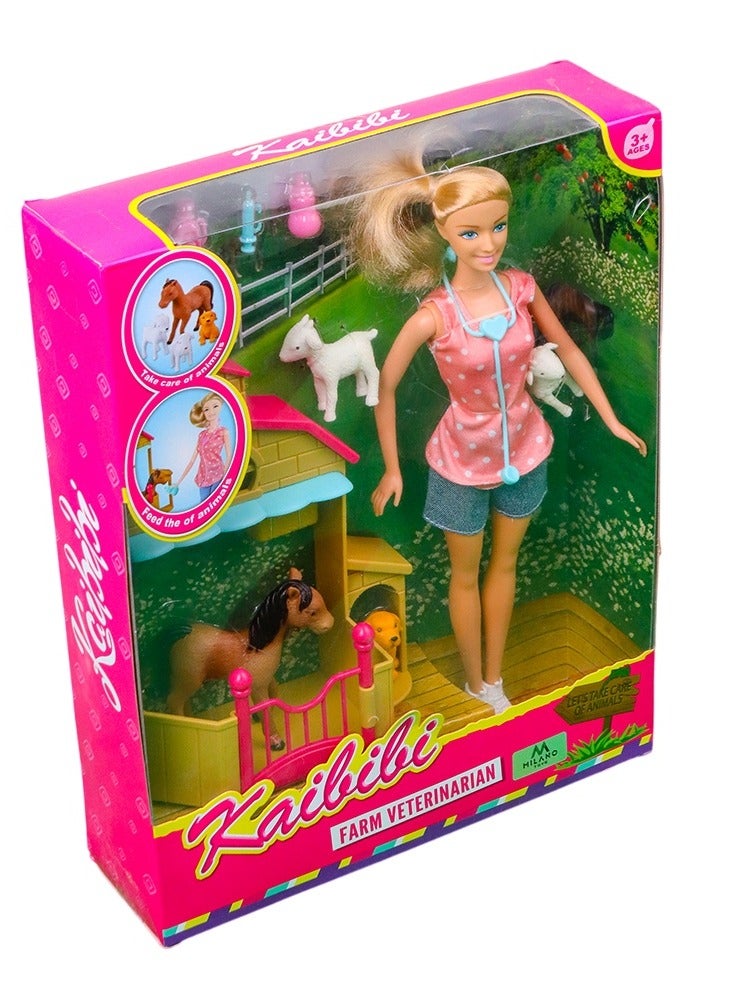 كيبيبي دمية كايبيبي مع سطبل مع الحصان و الأكسسوارات - WG101 - Image 2