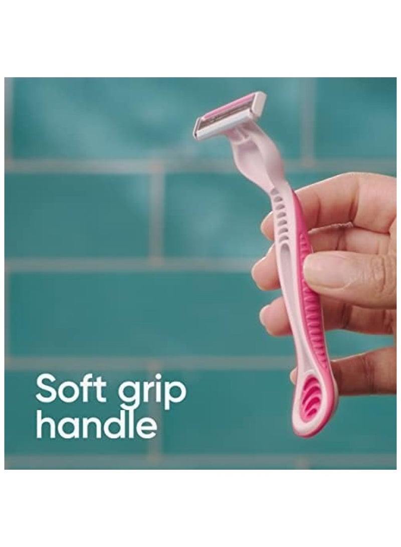 شفرات حلاقة نسائية جيليت سيمبلي فينوس، 3 شفرات – عبوة من 12قطع - Image 2