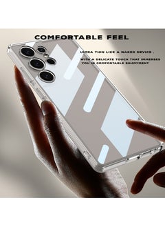 GKK Crystal Transparent protection Case Compatible with Samsung Galaxy S25 Ultra (2025) Shockproof Full Coverage Slim and Hard Phone Cover and Support Wireless Charging with Pen Slot Design - Pen NOT included  - Image 3