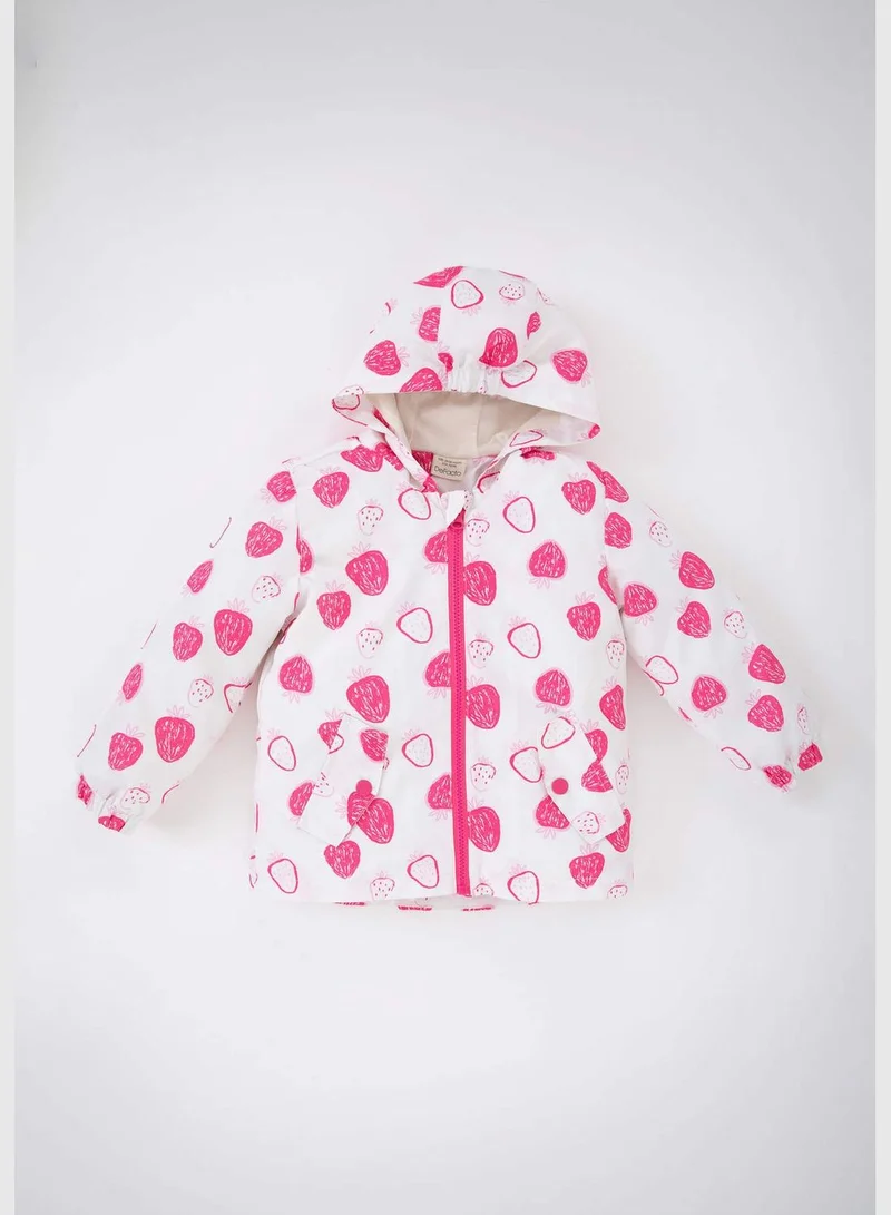 ديفاكتو BabyGirl Hooded Long Sleeve Jacket