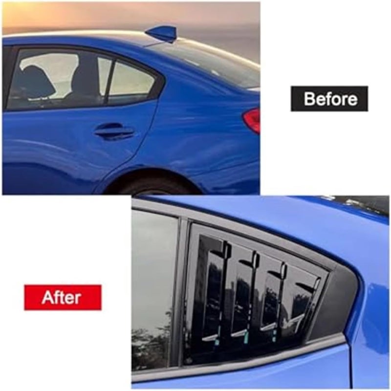 Yurefax Rear Window Louver Shutter Cover for Subaru WRX STi - Image 3