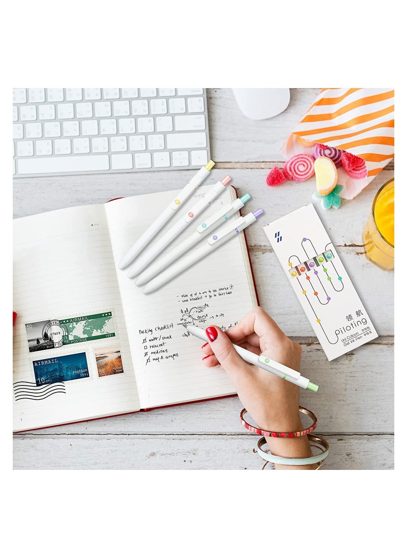 5-Piece Liquid Ink Pen Set Multicolour