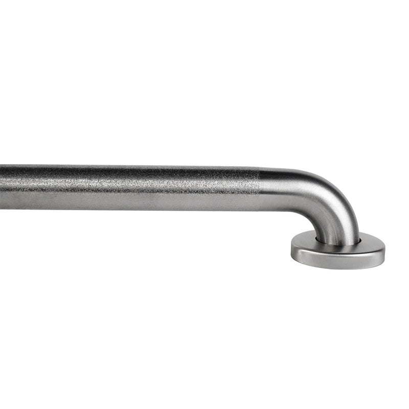 Bobrick 42-Inch Straight Grab Bar, ADA Compliant Bathroom Safety Rail, Satin Finish Stainless Steel with Concealed Mounting Flange, Ideal for Commercial and Residential Bathtubs & Showers - Image 4