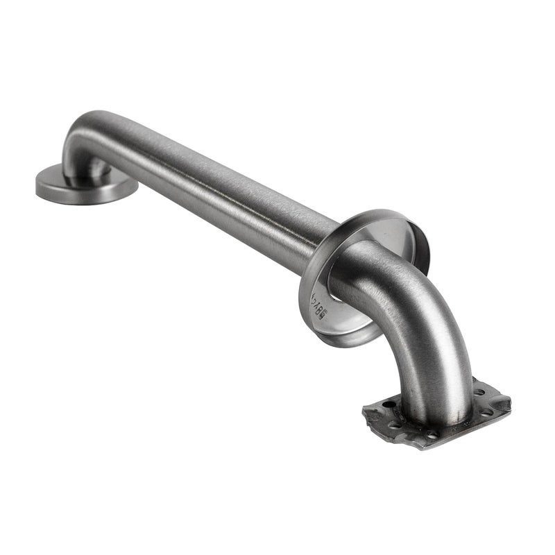 Bobrick 42-Inch Straight Grab Bar, ADA Compliant Bathroom Safety Rail, Satin Finish Stainless Steel with Concealed Mounting Flange, Ideal for Commercial and Residential Bathtubs & Showers - Image 5