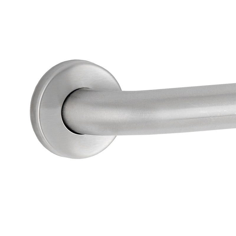 Bobrick 42-Inch Straight Grab Bar, ADA Compliant Bathroom Safety Rail, Satin Finish Stainless Steel with Concealed Mounting Flange, Ideal for Commercial and Residential Bathtubs & Showers - Image 2