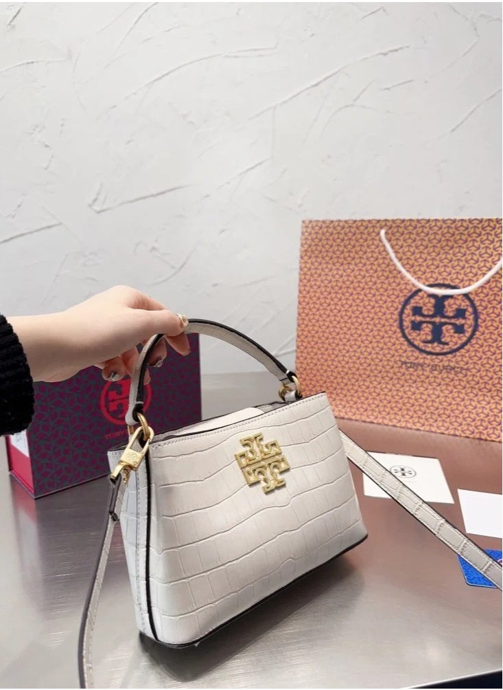 TB - Tory Burch Leather Women's Micro Satchel Bag - Image 1