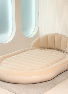 Sharpdo Inflatable Mattress,Back Thick Flocking Air Bed, Portable Suitable for Camping, Outdoor, Bedroom(Without Air Pump)  - Image 3