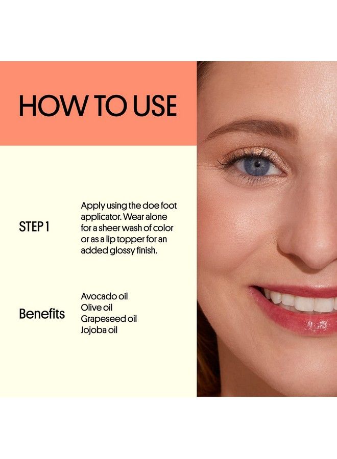 Winky Lux : Barely There Tinted Lip Oil : With Avocado Olive Jojoba And Grapeseed Oil : Lip Moisturizer Lucious - Image 5