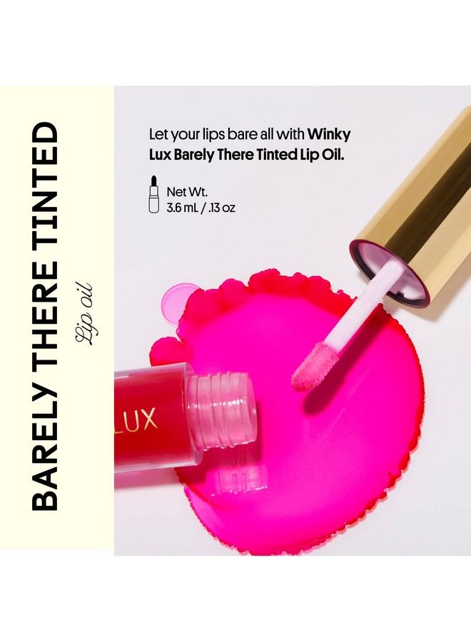 Winky Lux : Barely There Tinted Lip Oil : With Avocado Olive Jojoba And Grapeseed Oil : Lip Moisturizer Lucious - Image 3