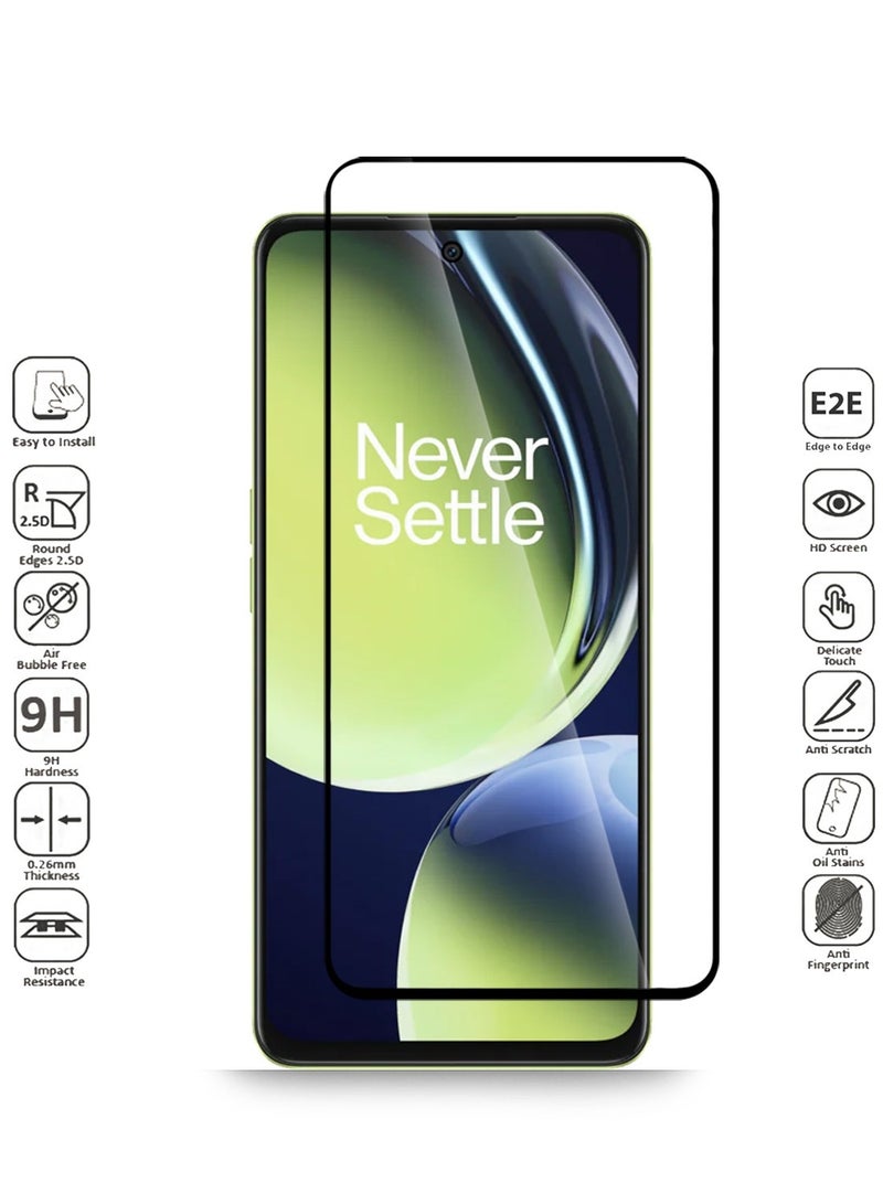 Techie واحد بلس نورد CE3 لايت 5G واقي شاشة زجاجي مقسى HD كامل التغطية - Image 2