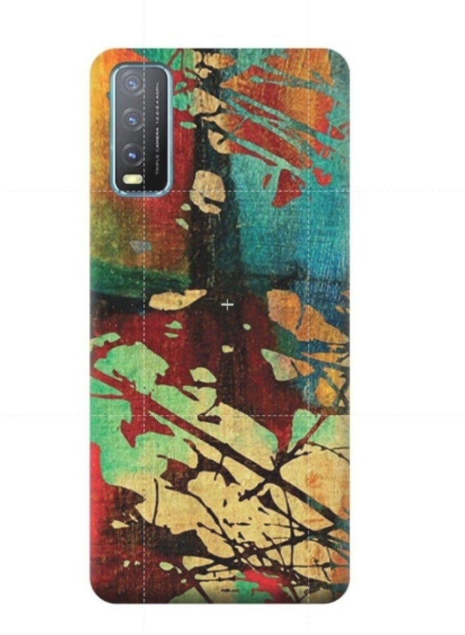 إيه إم سي ديزاين غطاء حماية بطبعة هاتف فيفو Y20 2021