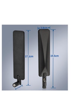 ماركة غير محددة هوائي واي فاي ثلاثي النطاق 6E، هوائي واي فاي 2.4GHz 5GHz 6GHz 5dBi MIMO RP-SMA للاتصال اللاسلكي عالي السرعة في المنازل الذكية والمكاتب (عبوة مكونة من قطعتين)  - Image 4