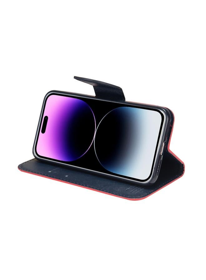 Zaboon Case For iPhone 12 Pro Max Mercury Contrast Color Splicing Leather Phone Case - Image 5