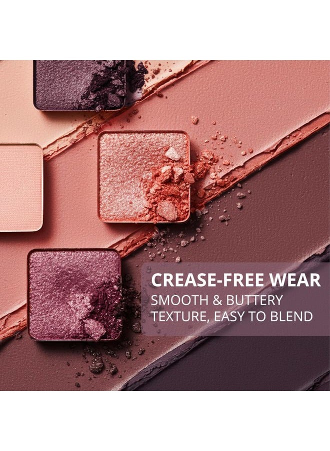 Lamora Nude Pink Eyeshadow Palette - 12 Rose Highly Pigmented Shimmer & Matte Shades - Travel Size Makeup Palette with Mirror - Image 2