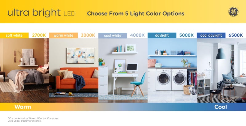 GE Ultra Bright LED Recessed Downlight Fixture, RS6 Indoor Floodlight, 6-Inch, Multiple Color Temperatures, 150 Watt Replacement (4 Pack) - Image 5