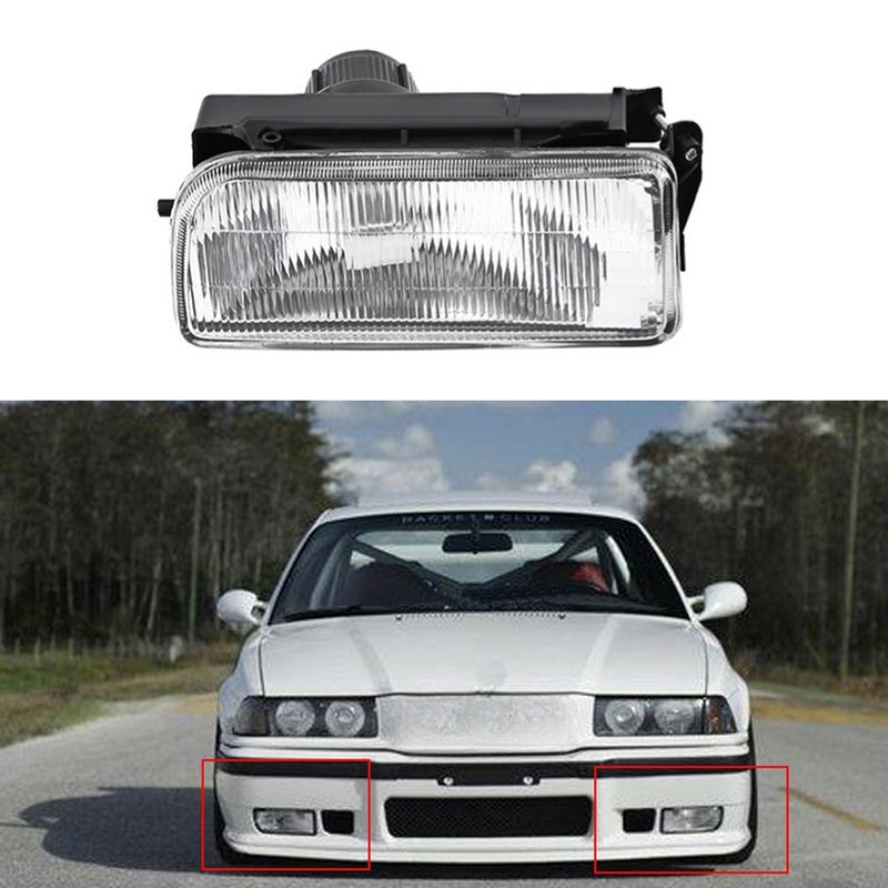مقبض مصباح الضباب في المصد الأمامي لسيارة BMW E36 سلسلة 3 من عام 1992 إلى عام 1998 - الجانب الأيسر - Image 5