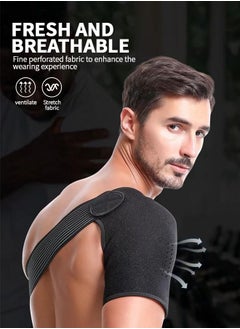 Adjustable Shoulder Brace, Shoulder Support and Compression Sleeve for Gym, Sports, Dislocated Shoulder, Injury Prevention， Pain Relief, Adjustable Fits Shoulder Brace Immobilizer Strap - pzsku/Z71904D8AAFD11235A9D7Z/45/_/1684491459/797c2301-a5f9-4a55-a095-3bafb0da559a