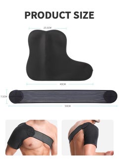 Adjustable Shoulder Brace, Shoulder Support and Compression Sleeve for Gym, Sports, Dislocated Shoulder, Injury Prevention， Pain Relief, Adjustable Fits Shoulder Brace Immobilizer Strap - pzsku/Z71904D8AAFD11235A9D7Z/45/_/1684491461/a5f66982-9b15-4675-8bfd-5af091e75c4a