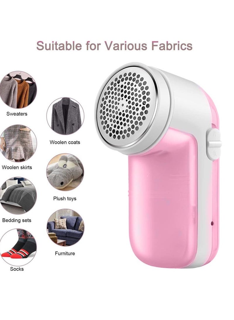 Kimaya Fabric Shaver, Rechargeable Lint Remover, Electric Sweater Shaver and Clothing Shaver to Remove Pillings and Fuzz (Pink)  - Image 2