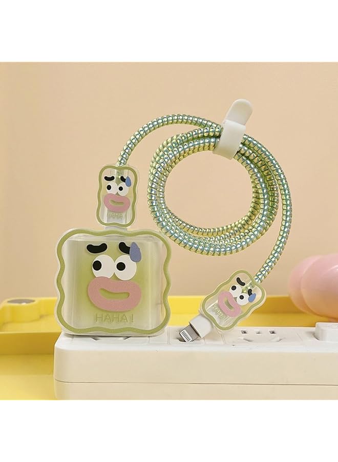 erorex Charger Cord Protector 18W 20W Humor Diy Cable Protector Usb Charger Saver Anti Bending With All For Iphone 11 12 13 14 Pro Max Mini Etc Usb Wire Funny - Image 3