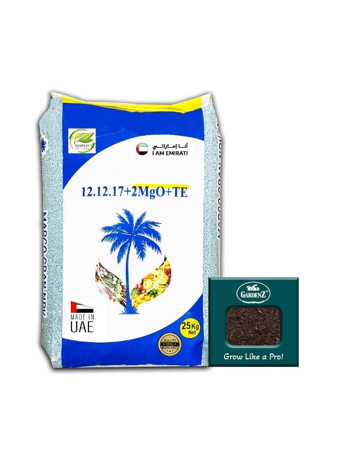 Ritaj NPK Fertilizer 12-12-17 | 25 KG + Gardenz Plant Compost Box - Image 2