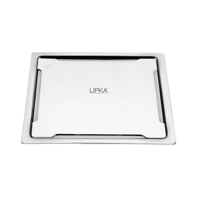 LIPKA Beta Deluxe Square Flat Cut Floor Drain|Premium Stainless Steel |6 x 6 Inches| - Image 4