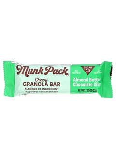 Munk Pack Munk Pack, Chewy Granola Bar, Almond Butter Chocolate Chip, 4 Bars, 1.12 oz (32 g) Each  - Image 3