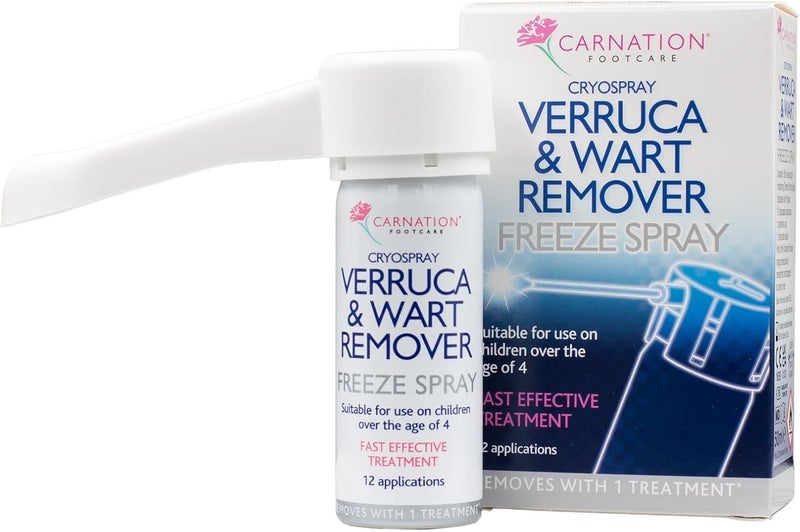 Carnation Footcare CARNATION Verruca and Wart Remover Freeze Spray 50 ml - Image 1