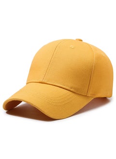 Fashion Unisex Baseball Cap Casual Hip-Hop Sun Hat Yellow