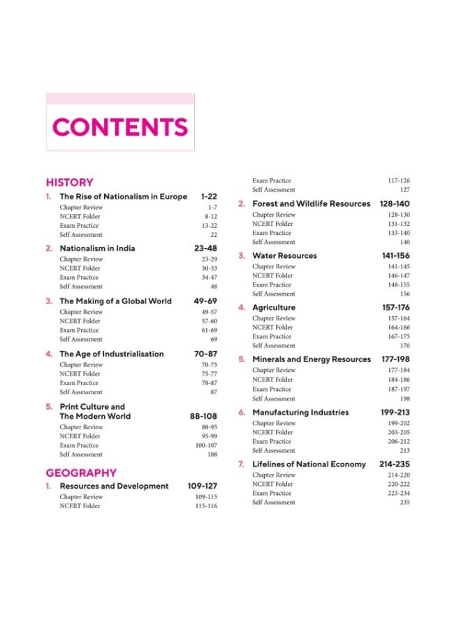 CBSE All In One Social Science Class 10 2022-23 Edition (As per latest CBSE Syllabus issued on 21 April 2022)