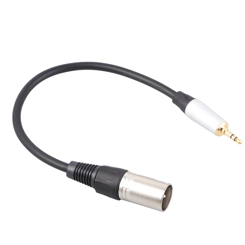 0. Stereo 3.5mm Male to Male Plug Audio Speaker Amplifier Microphone Mic Adapter Cable TC210KM173 (Black) - Image 5