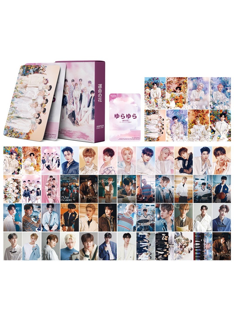 NIBEMINENT 55 Pcs Kpop ZEROBASEONE Lomo Cards Card For Fans Collection Gifts - Image 1