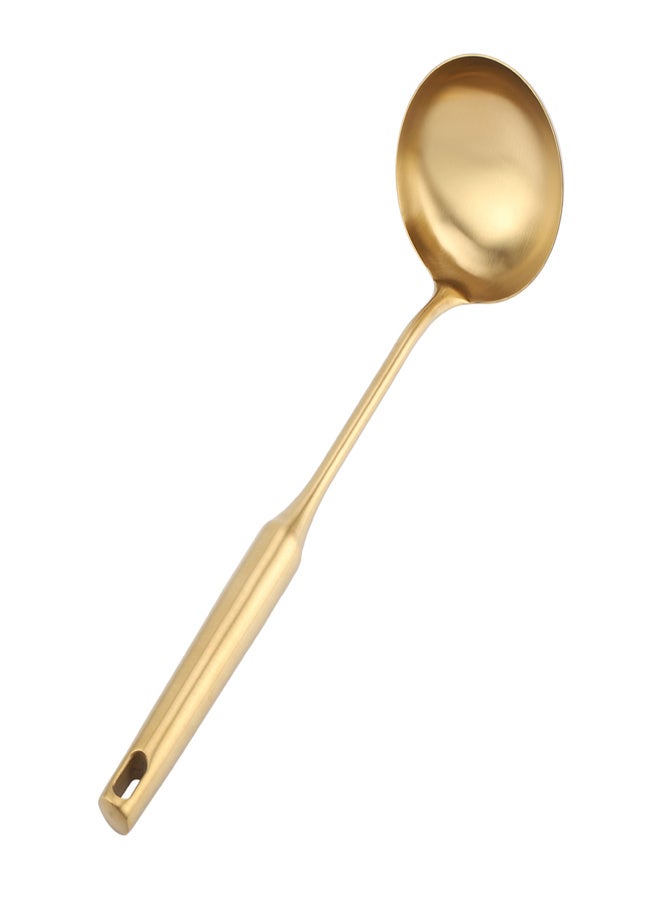 Stainless Steel Ladle Spoon Big Soup Ladle Kitchen Spatula Turner Cooking Tool Gold 04# - Image 3