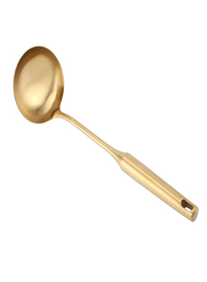 Stainless Steel Ladle Spoon Big Soup Ladle Kitchen Spatula Turner Cooking Tool Gold 04# - Image 5