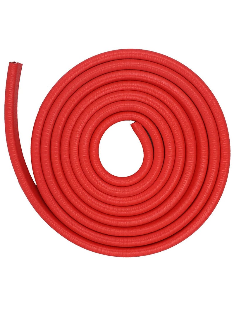 33Ft (10M) Meter Car Door Edge Guards U Shape Trim Rubber Seal Protector Rubber Car Door Protector Anti Collision Rubber Clips Fit For Car Door Red - Image 1