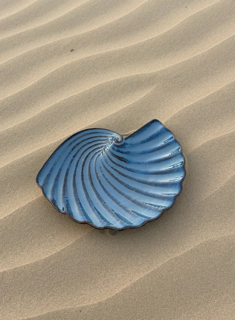 Tohfa Luxe Wave Handmade Ceramic Serving Platter (Large)