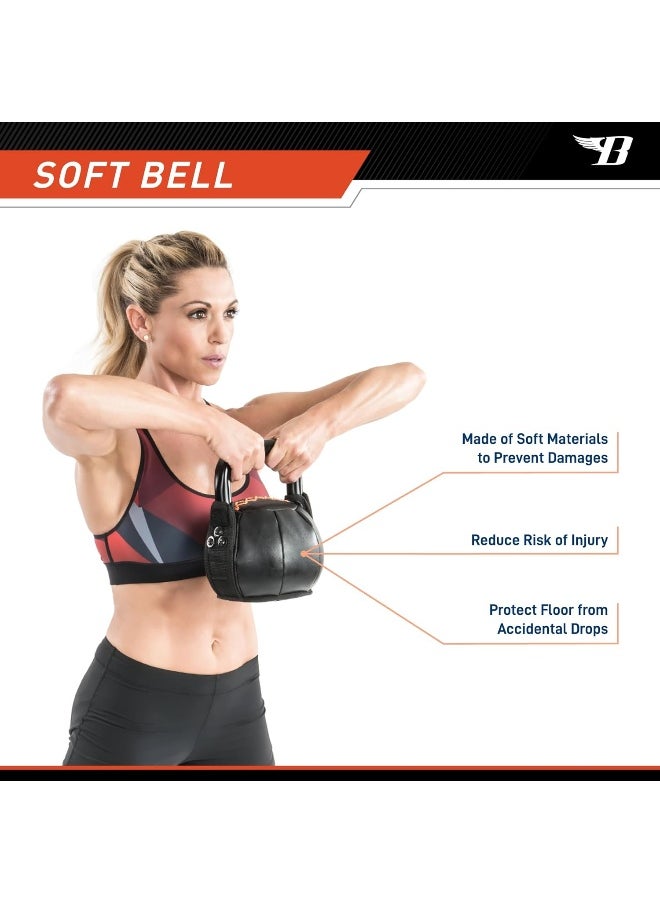 Bionic Body Bionic Body Soft Kettlebell with Handle for Weightlifting, Conditioning, Strength and Core Training 40lb  - Image 4