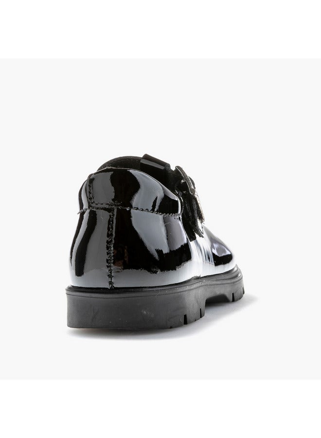 Pablosky Girls' Perforated School Shoes with Buckle  Closure - 360119-Y  - Image 3